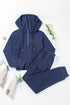 'Alina' Half Zip Hoodie and Joggers Activewear Set - Celes Fashion